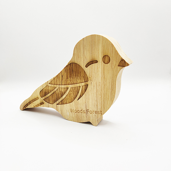 動物原木存錢筒-鳥 2