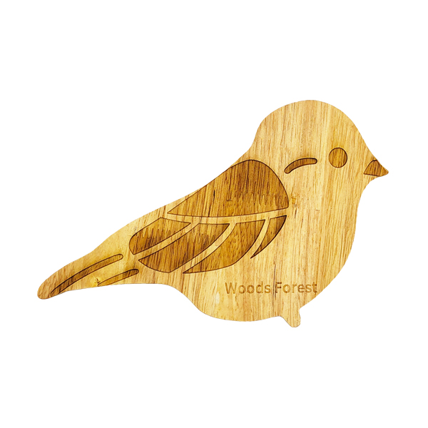 動物原木存錢筒-鳥 1